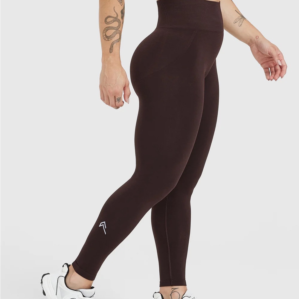Oner Active Effortless Seamless Leggings - 70% Cocoa - Size Small - Long Length